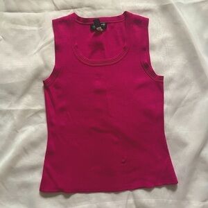 CABLE and Gauge fuchsia pink top size small